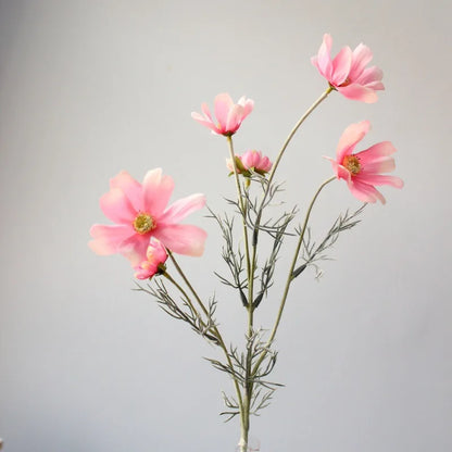 1 Gerbe de 60cm de Fleurs Artificielles Camomille Marguerite – Fausse Fleur en Soie Blanche pour Décoration de Mariage, Décoration de Table, Arrangements de Fête & Bouquets DIY