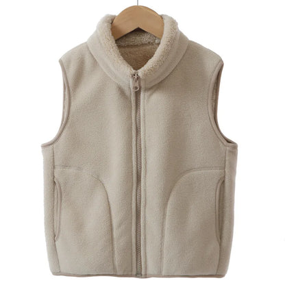 Teen Boys and Girls Winter Fleece Jacket, Thick Warm Windproof School Coat, Cozy Casual Outerwear for Older Teens and Young Adults
