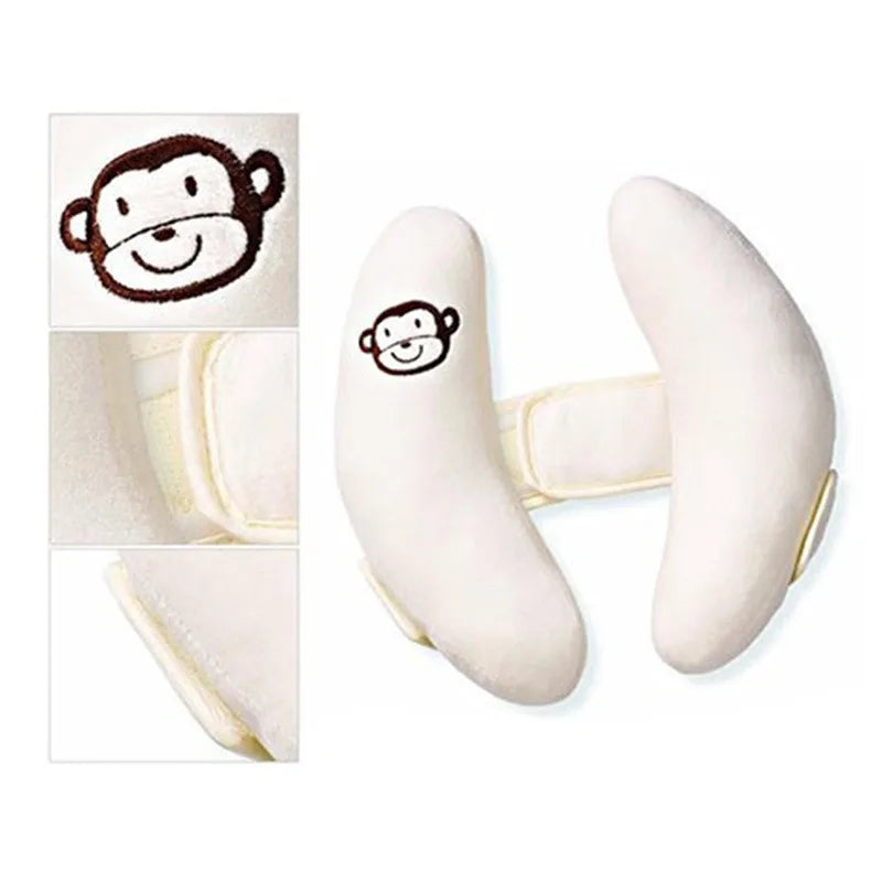 Baby Head & Neck Support Pillow – Adjustable Infant Car Seat & Stroller Cushion for Newborns and Toddlers