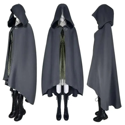 Halloween Party Women Cosplay Costume | Anime Game Style Hooded Cape Dress | Full Outfit Casual Party Wear
