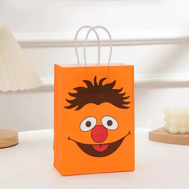 Bolsas de regalo de fiesta de Elmo de Barrio Sésamo – Bonitas bolsas de recuerdo de fiesta de cumpleaños para niños, decoraciones de baby shower, empaques de regalo y artículos de celebración