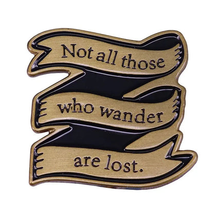Durin's Doors Enamel Pin Brooch – Fantasy Lord Ring Inspired Lapel Badge for Women & Men | Collectible Fashion Jewelry Gift