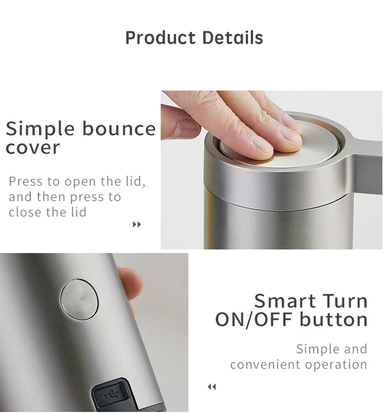 270ml Automatic Touchless Soap Dispenser – Smart Infrared Sensor Liquid Soap Dispenser with 304 Stainless Steel for Kitchen & Bathroom