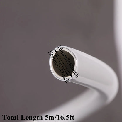 5M Bendable Floral Stem Tube – PVC Aluminum Flexible Rod for DIY Flowers, Wedding & Party Decorations