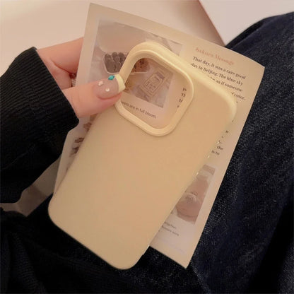 Coque en silicone pour iPhone Séries 11 à 17 – Housse de protection arrière toucher doux