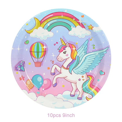 Large Standing Unicorn Foil Balloon – Kids' Unicorn Birthday Party Decoration, Cute Animal Balloon for Girls, Baby Shower & Party Favors