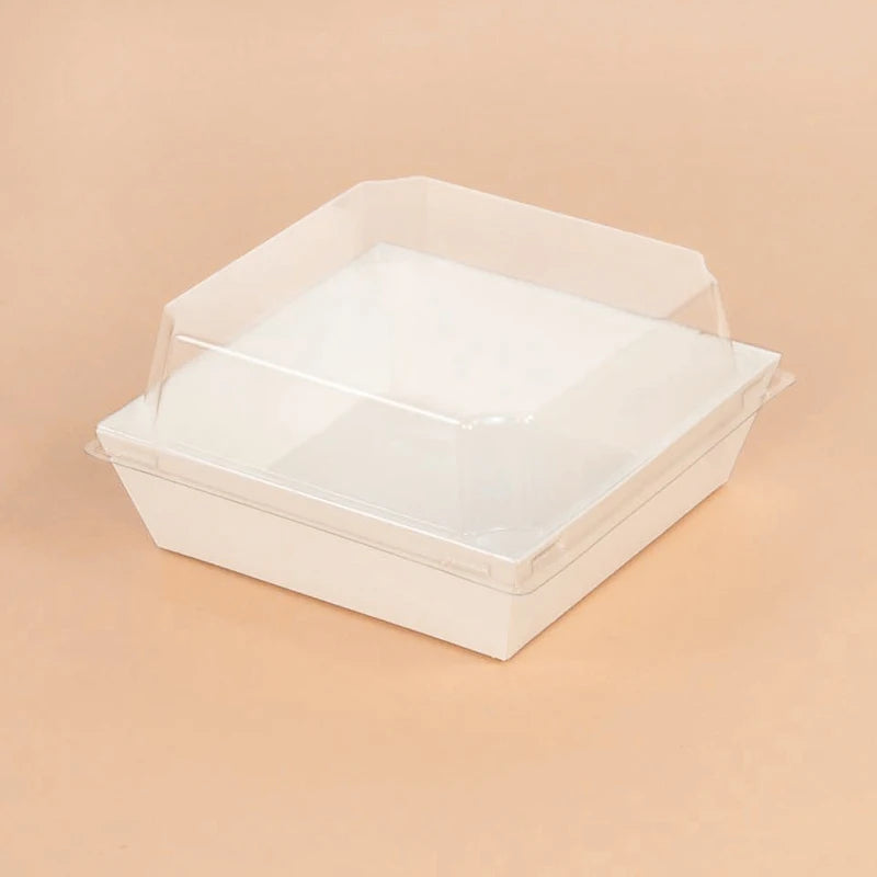 5/10PCS Kraft Paper Cake & Dessert Boxes for Donuts, Cookies, Sandwiches, Bakery Packaging & Party Favors