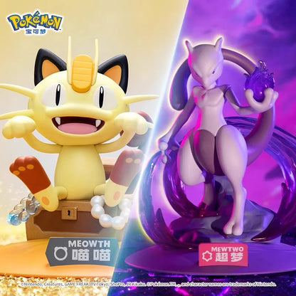 FUNISM Figurines Pokémon Authentiques – Pikachu, Mew, Mewtwo, Gardevoir, Nymphali et Spectrum Jouets Modèles d'Anime à Collectionner