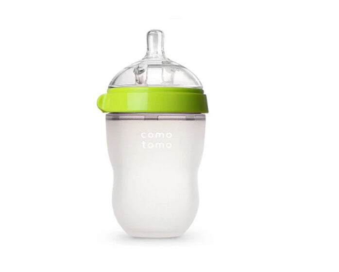 Paquete de 2 Biberones de Silicona sin BPA de 5oz y 8oz para Recién Nacidos y Bebés