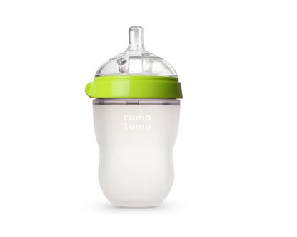 Paquete de 2 Biberones de Silicona sin BPA de 5oz y 8oz para Recién Nacidos y Bebés