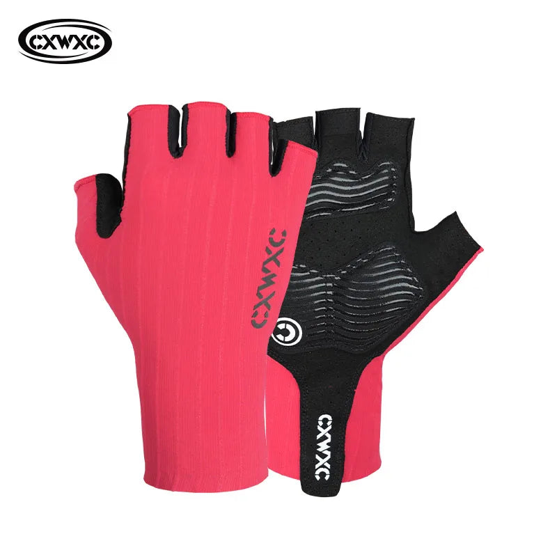 Guantes de Ciclismo sin Dedos CXWXC – Transpirables y Antideslizantes para Hombre y Mujer con Soporte Extendido de Muñeca para Fitness, Entrenamiento y Deportes al Aire Libre