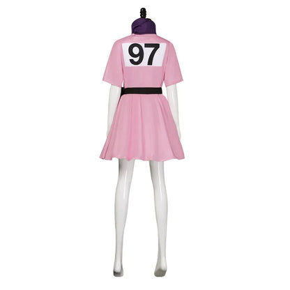 Pink Anime Cosplay Dress – Women’s Full Set Uniform Costume (Carnival/Party Outfit for Adults)