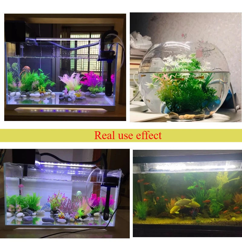 14cm Artificial Aquarium Plants – Plastic Underwater Aquatic Plant & Fish Tank Grass Decorations for Aquascaping, Landscaping & Aquarium Accessories