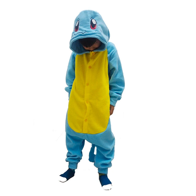 Kids Kigurumi Cosplay Costume – Full Body Onesie Pajamas Sleepwear for Boys & Girls, Halloween, Christmas & Dress-Up Gift Outfit