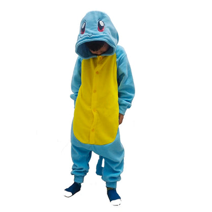 Kids Kigurumi Cosplay Costume – Full Body Onesie Pajamas Sleepwear for Boys & Girls, Halloween, Christmas & Dress-Up Gift Outfit