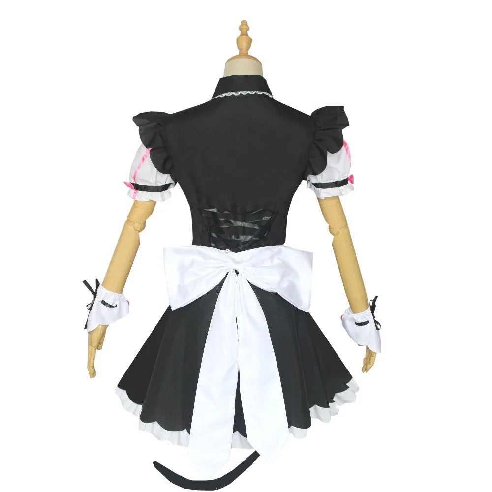 Chocola & Vanilla Maid Cosplay Costumes – Anime Catgirl Uniform Set (Halloween & Comic Exhibition Outfit)