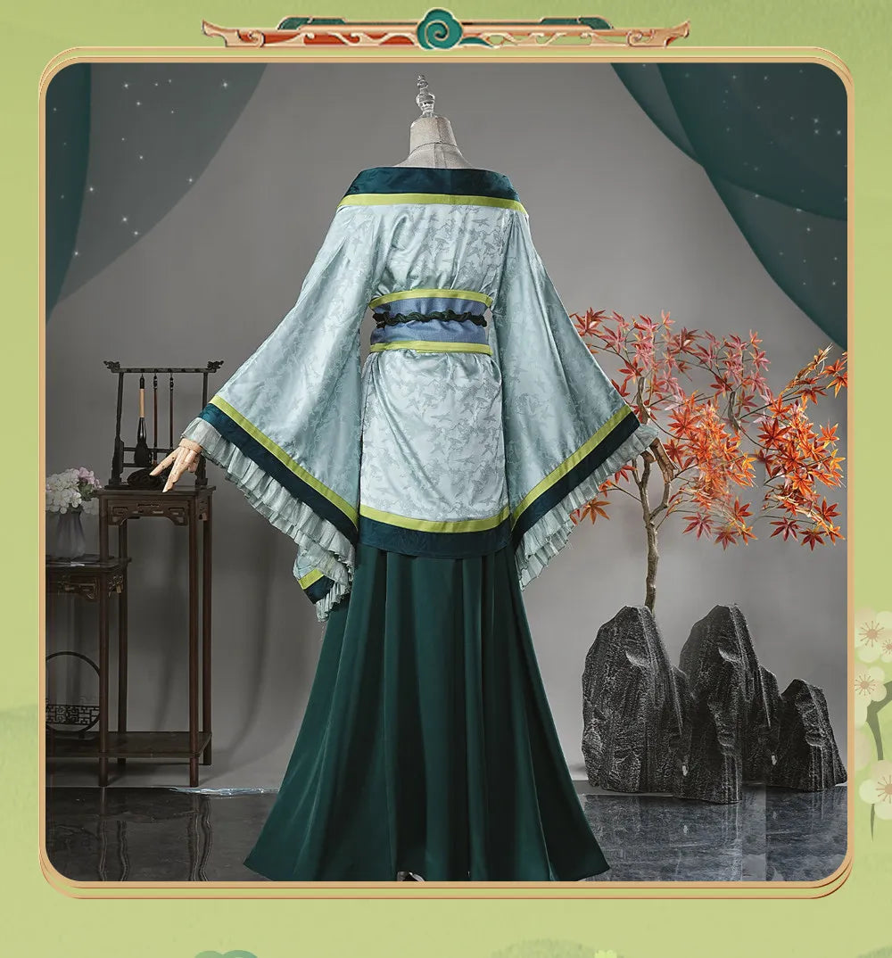 Maomao Cosplay Costume – Green Dress (The Apothecary Diaries Anime Outfit, Halloween/Party Set)