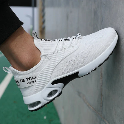 Men's Breathable Mesh Sneakers Lightweight Casual Walking Running Sports Shoes