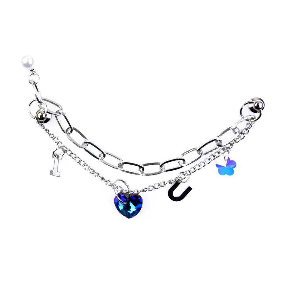 Bling Shoe Chains – Metal Shoe Charms & Sparkling Shoe Decorations for Girls & Women, Fashion Footwear Accessories & Gifts