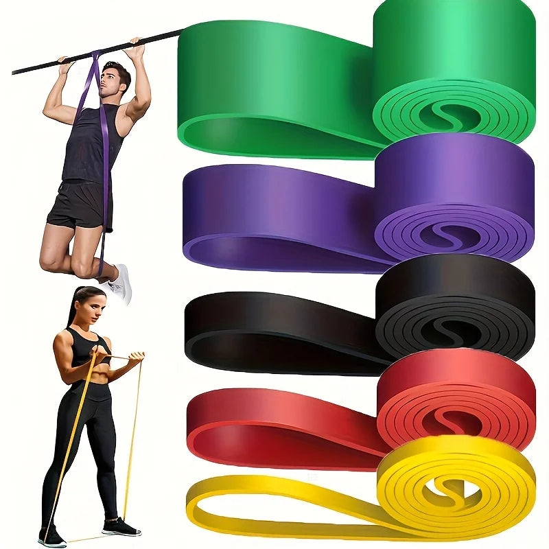 Ensemble de bandes de résistance – Bandes d'aide aux tractions et sangles d'exercice pour l'entraînement des jambes, la remise en forme en salle de sport, les entraînements à domicile et l'équipement de musculation
