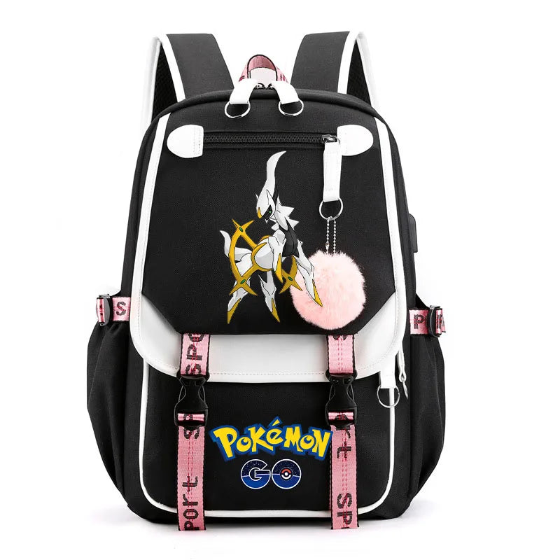 Sac à dos pour enfants grande capacité inspiré des animes | Cartable pour garçons et filles avec compartiment pour ordinateur portable