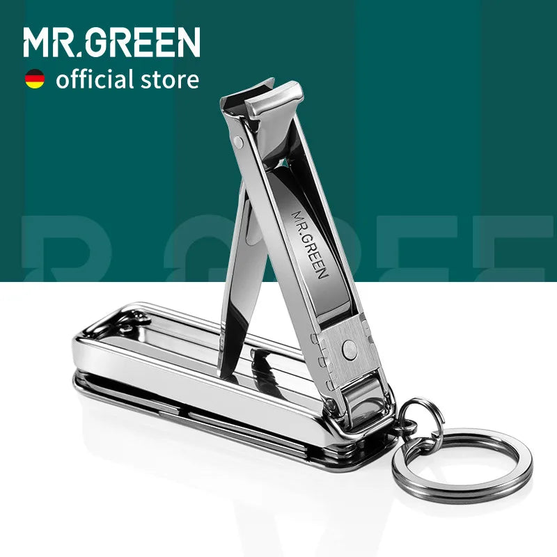 MR.GREEN Cortaúñas multifunción 6 en 1 de acero inoxidable – Lima de uñas, tijeras, abridor de botellas y herramienta de aseo