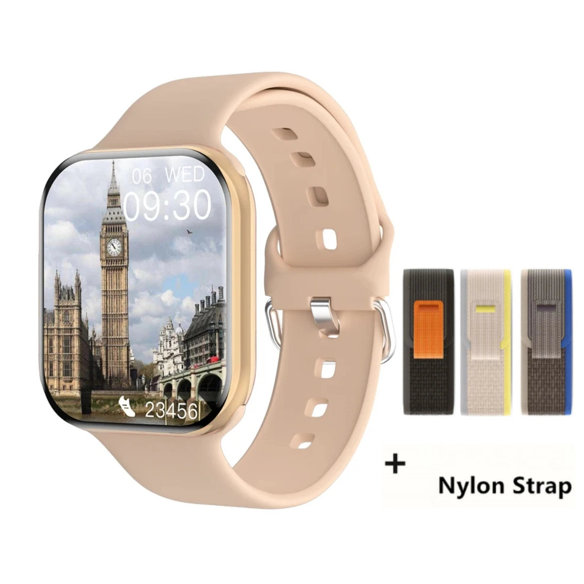 Watch 11 Smartwatch – GPS Bluetooth Calling NFC Smart Watch with Body Temperature Monitor & Always-On Display for Android & iPhone
