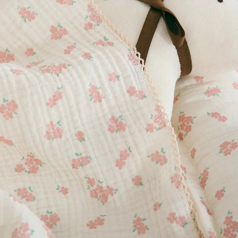 Summer Baby Muslin Blanket – Soft Newborn Swaddle Wrap Receiving Blanket for Infant Crib & Sleeping