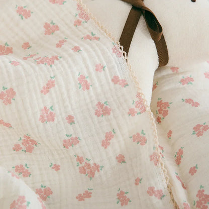 Summer Baby Muslin Blanket – Soft Newborn Swaddle Wrap Receiving Blanket for Infant Crib & Sleeping