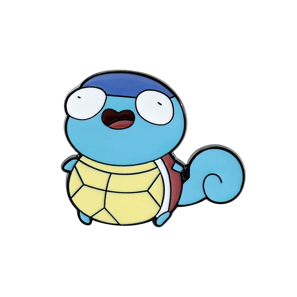 Pokémon Enamel Pin – Pikachu, Bulbasaur, Psyduck & Squirtle Cute Cartoon Brooch Badge