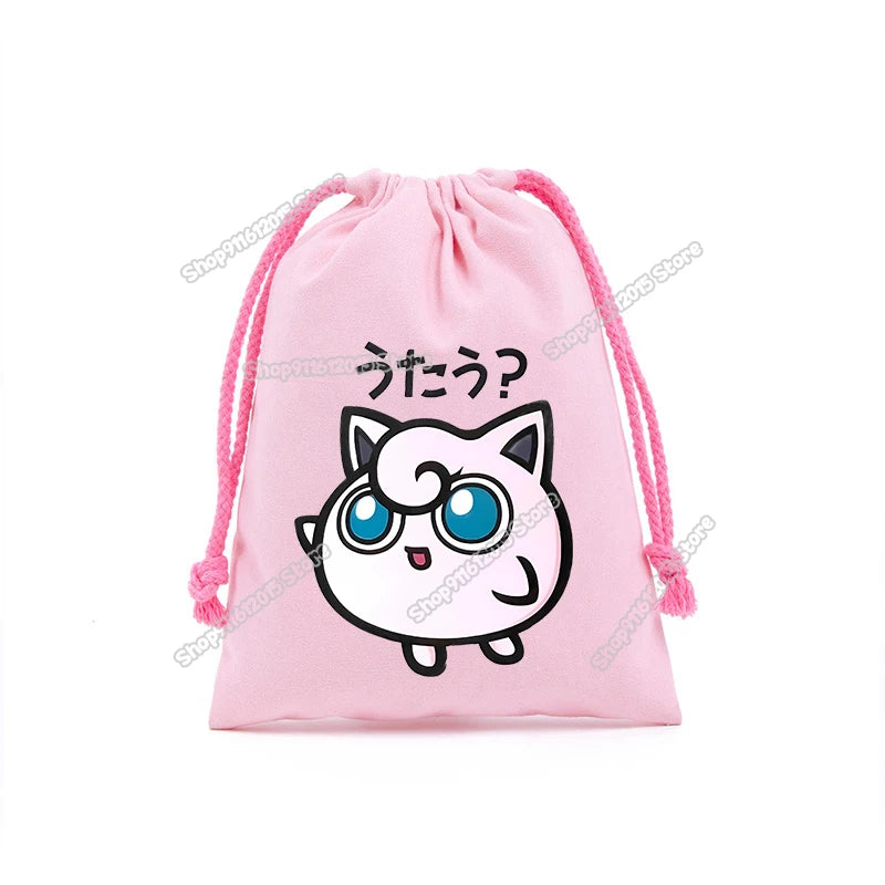 Pokémon Drawstring Storage Bags – Pikachu, Squirtle, Charmander & Charizard Party Gift Pouch