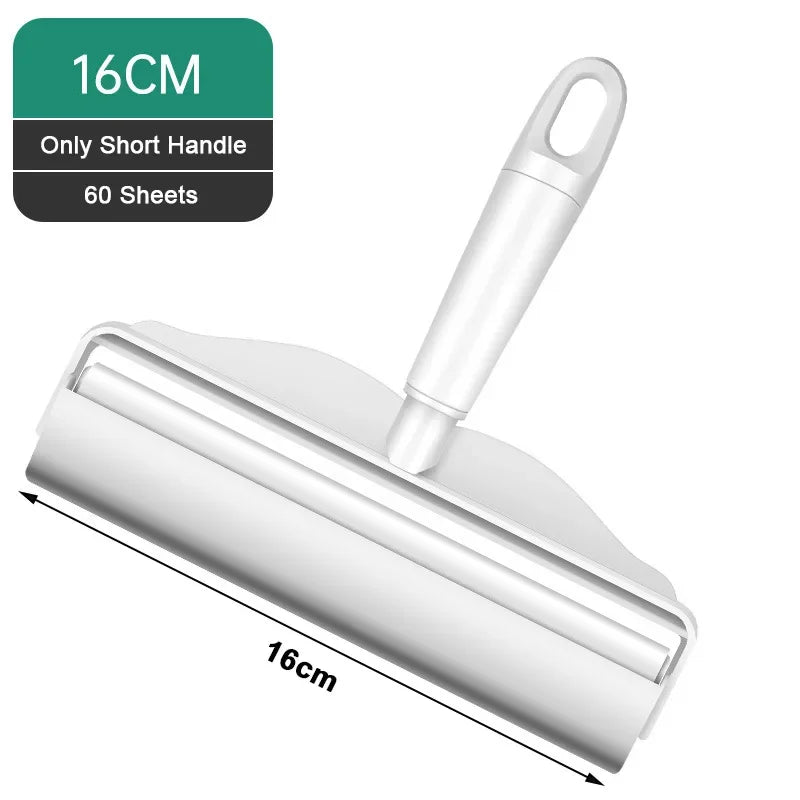 Long Handle Lint Roller – Retractable Pet Hair & Dust Remover for Clothes, Furniture, Bedding & Upholstery