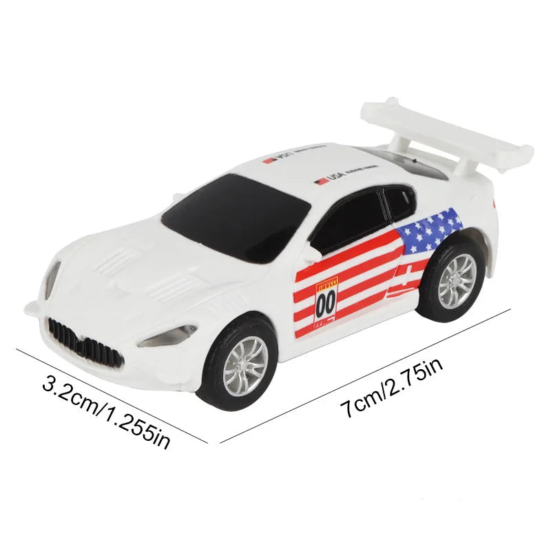 Voiture de slot analogique 1:64 pour Carrera GO et Scalextric – Voiture de course électrique à grande vitesse, véhicule jouet de piste de course de police