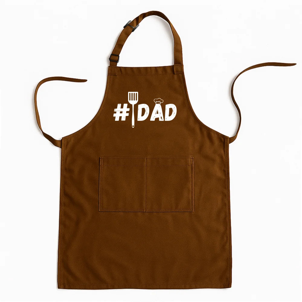 Best Dad Ever Apron – Father’s Day Cooking Gift for Daddy with Pockets, Kitchen Chef Apron AP-002