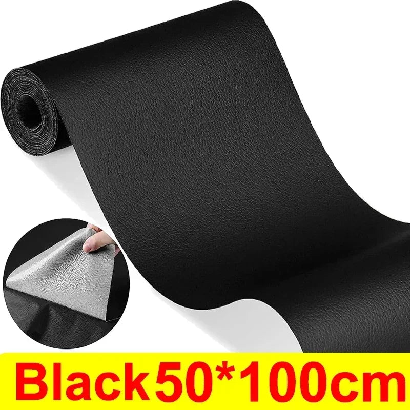 Parche de Cinta Autoadhesiva de Cuero para Reparación de Sofás, Sillones, Asientos de Coche y Muebles