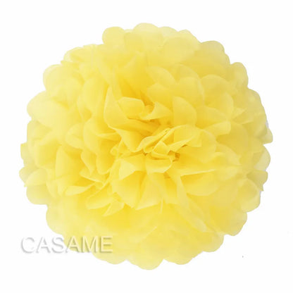 5PCS Tissue Paper Pom Poms – 4–12 Inch Paper Flower Balls for Weddings, Birthdays & Party Decorations