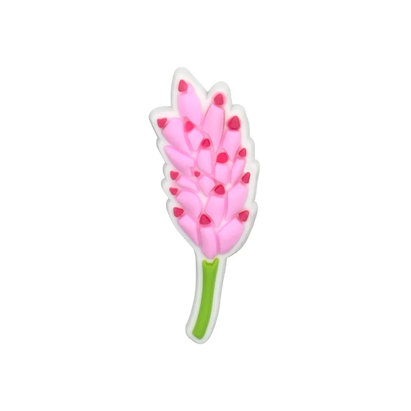 1/30PCS Girls' Shoe Charms – Flower, Perfume, Piano & Cassette Clog Pins in Pink, Cute Shoe Decorations for Women & Kids