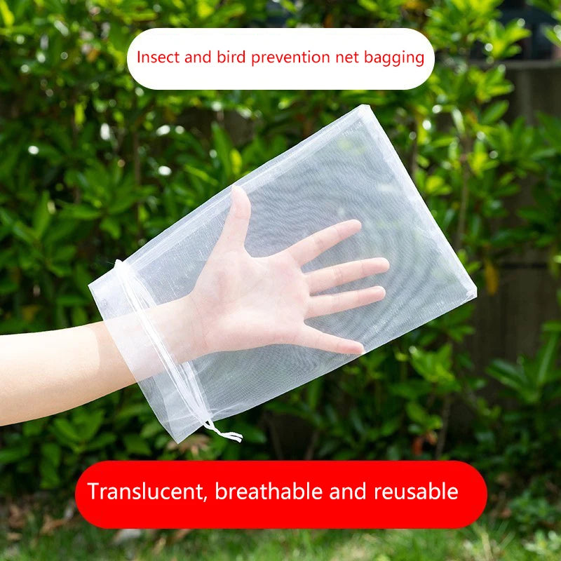 50 sacs de protection pour fruits de vigne – Filets de protection anti-oiseaux pour raisins, plantes de jardin, contrôle des nuisibles, protection des arbres fruitiers et fournitures de jardinage agricole