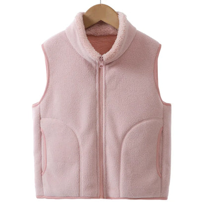 Teen Boys and Girls Winter Fleece Jacket, Thick Warm Windproof School Coat, Cozy Casual Outerwear for Older Teens and Young Adults