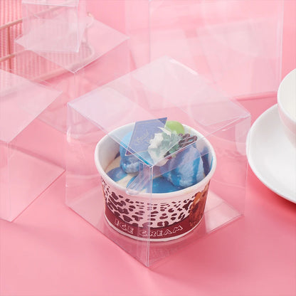 Boîtes-cadeaux transparentes pour bonbons et chocolats pour dragées de mariage, biscuits, friandises et emballages d'événements