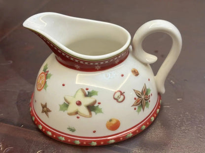 German V Bao Christmas Tableware Collection – Biscuit Plate, Rectangular Serving Plate, Mug, Salad Dish, Dessert & Fruit Holder