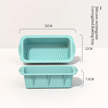 Reusable Silicone Cake Pan – High-Temperature Resistant Non-Stick Baking Mold for Jelly, Cakes & Pastries, Flexible Kitchen Baking Tray