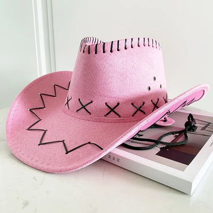 Bride Cowgirl Cowboy Hat – White Western Hat for Bachelorette Parties, Weddings & Bridal Showers