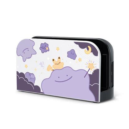Funda protectora para Pokémon Switch 2 – Carcasa rígida mate de Ditto para accesorios de consola portátil Joy-Con de NS2