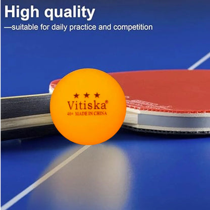 Portable Table Tennis Set – Ping Pong Paddle Set with Retractable Net, Carry Bag & 40+ Balls for Indoor/Outdoor Games Gift
