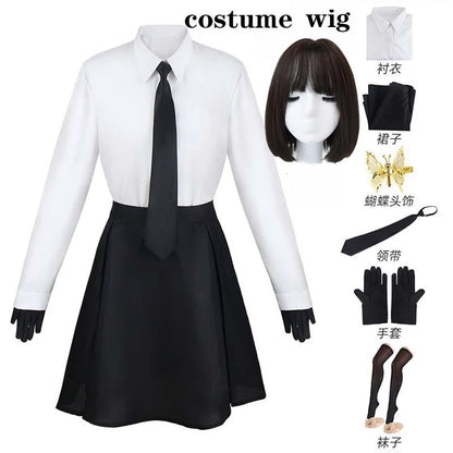 Akiko Yosano Cosplay Costume – Full Set Dress with Headwear (Anime Convention Outfit)
