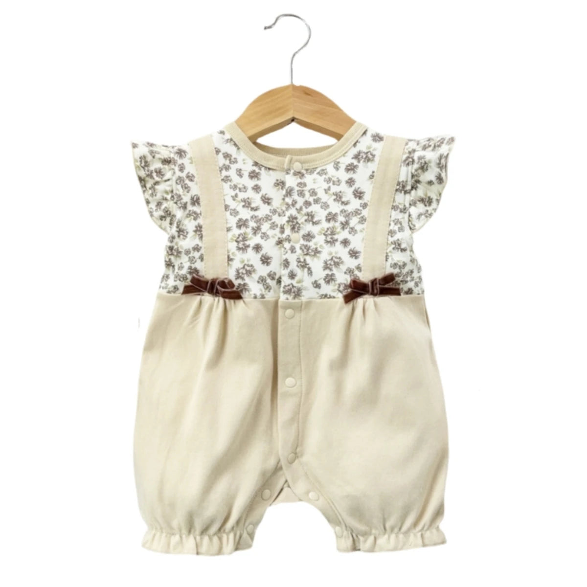 Pelele de verano para bebé recién nacido – Body de manga corta de algodón suave con estampado de dibujos animados para bebés y niñas (3-18 meses)