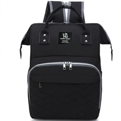 Large Capacity Baby Diaper Backpack with Stroller Hanging Bag & Changing Mat – Waterproof Maternity Nursing Bag for Moms