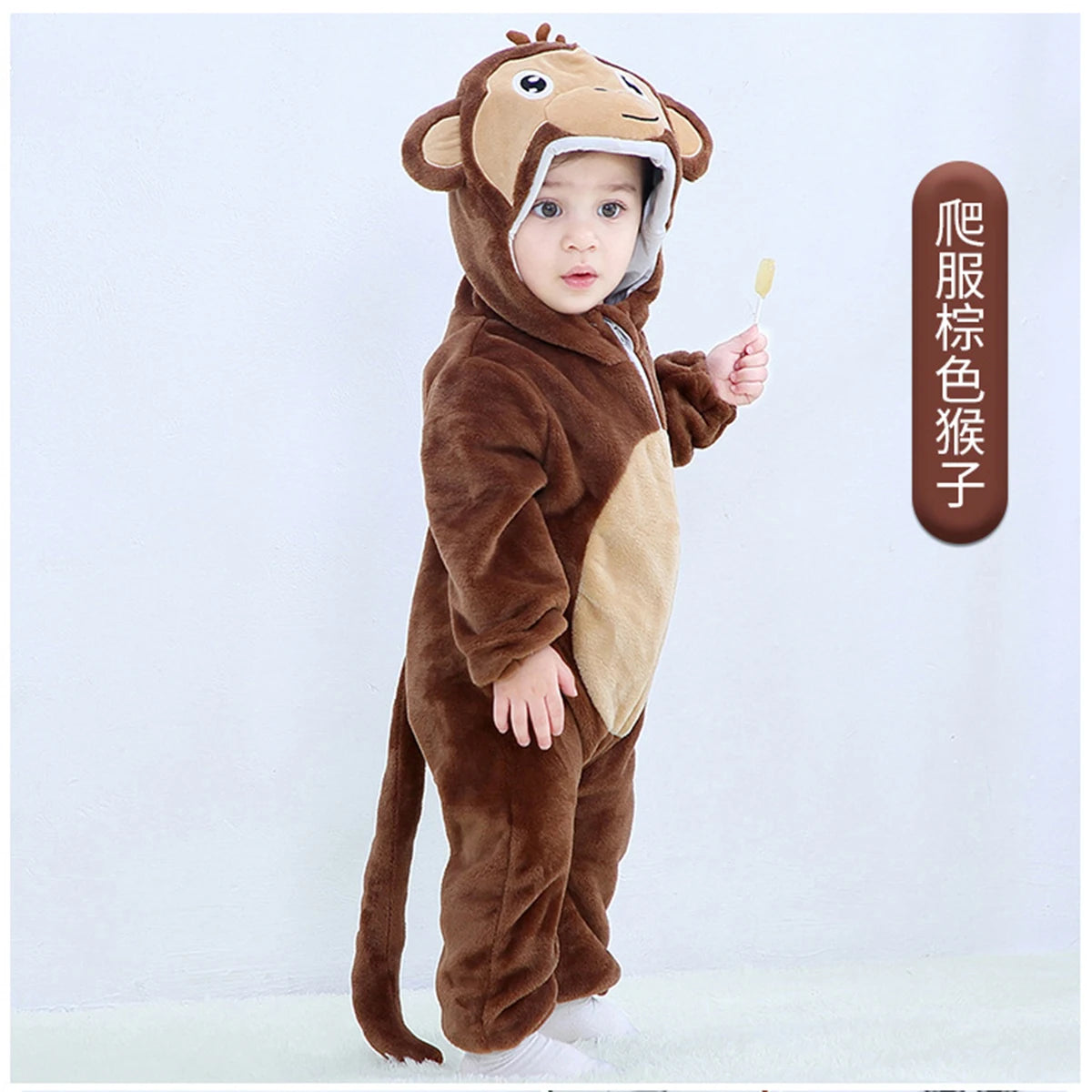 Wholesale Baby Costume Rompers – Winter Flannel Jumpsuit One-Piece for Girls & Boys, Toddlers & Kids