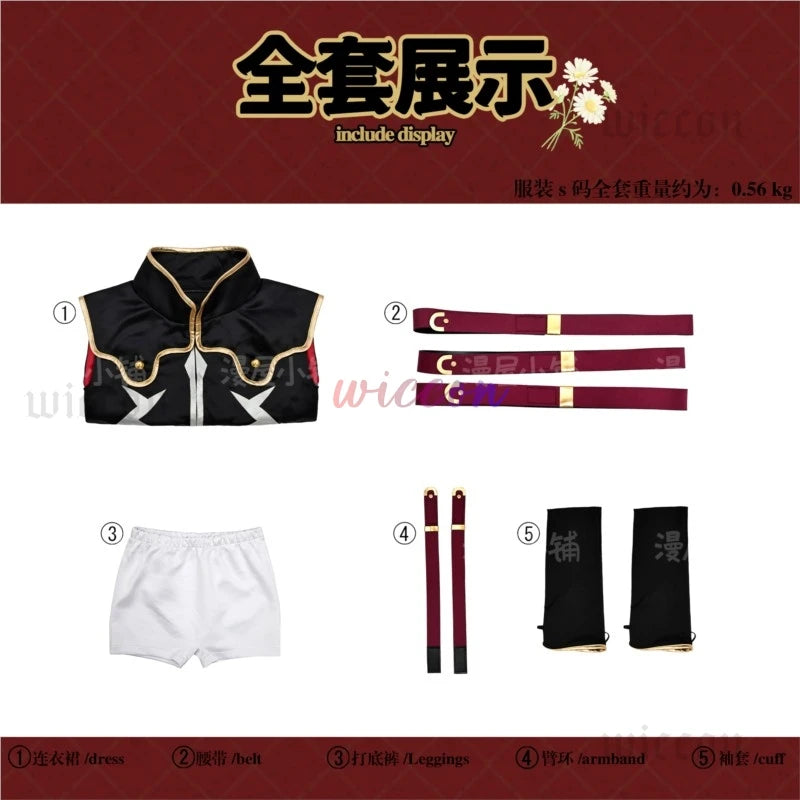 Code Geass C.C. Cosplay Costume – Black Queen Witch Uniform with Wig (Halloween Party Dress)